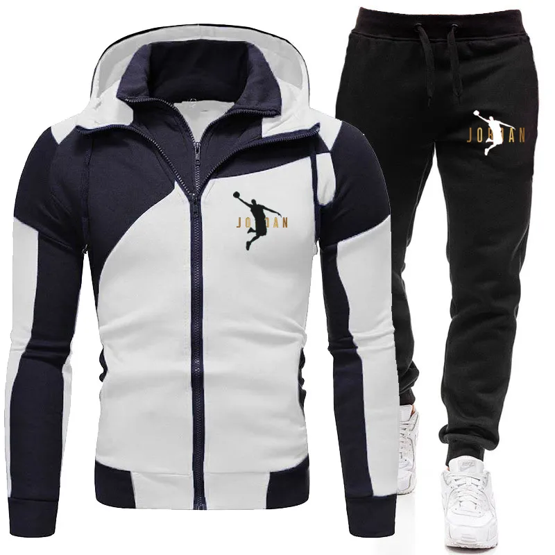 2023 Men's Jacket Tracksuits Casual Autumn Men Two Pieces Sets Zipper hoodie Gyms Fitness High Quality Print Sportswear Suit Set
2023 Men's Jacket Tracksuits Casual Autumn Men Two Pieces Sets Zipper hoodie Gyms Fitness High Quality Print Sportswear Suit Set