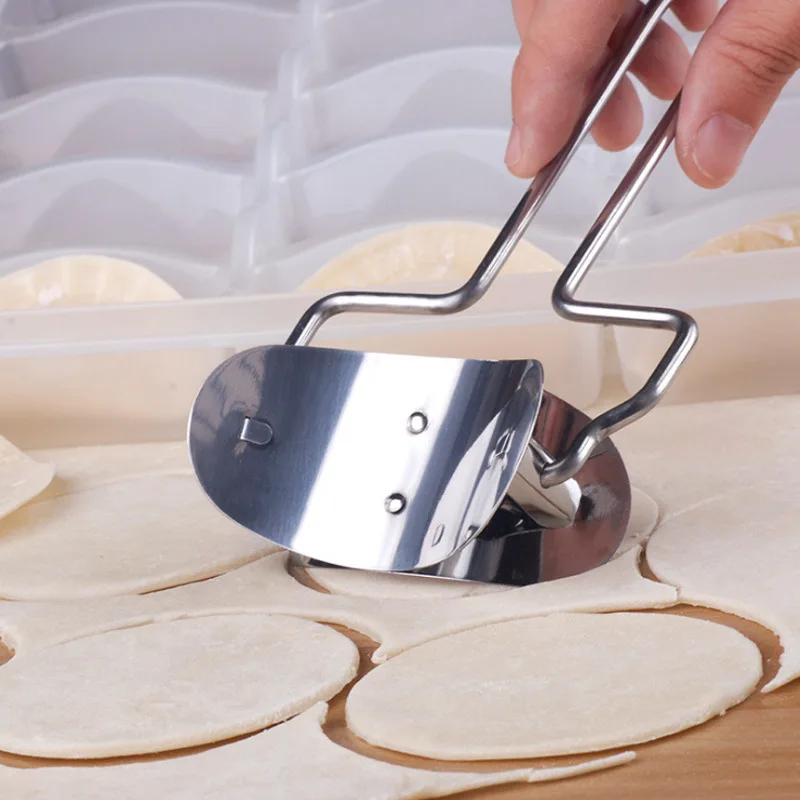 

Stainless Steel Dumpling Maker Dumpling Mould Dough Cutter Lazy Must-Ravioli Making Mold DIY Jiaozi Maker Pastry Accessories