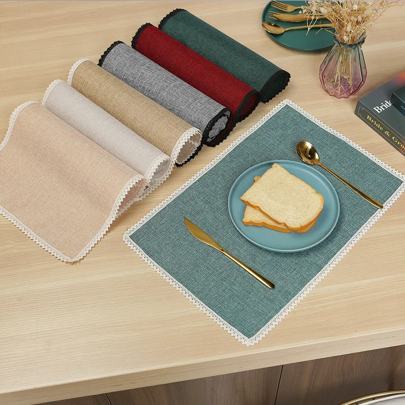 Luxury Table Mats for Dining Table Cotton Linen Coffee Cup Plates Place Mat Woven Vintage Tableware Heat Insulation Coaster
Luxury Table Mats for Dining Table Cotton Linen Coffee Cup Plates Place Mat Woven Vintage Tableware Heat Insulation Coaster