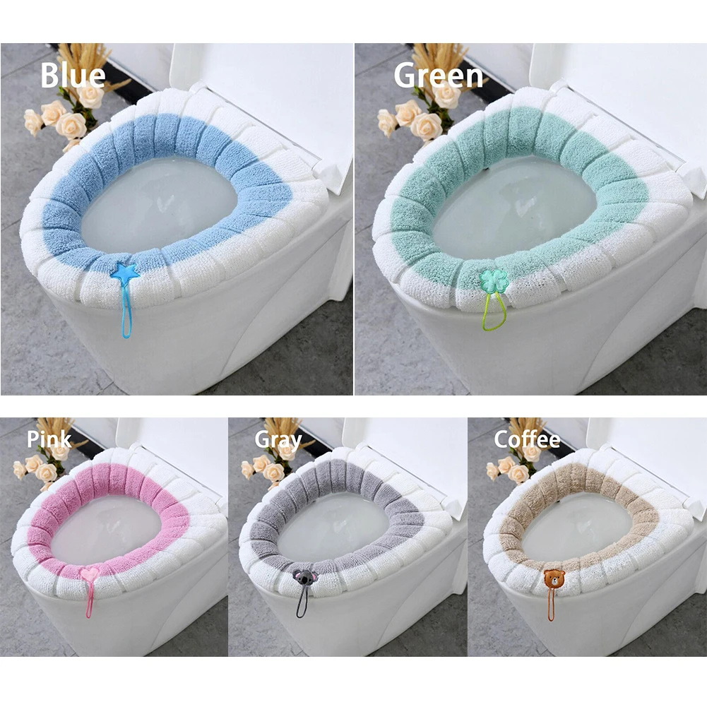 2Pcs Toilet Cushion Seat Cover Warmer Soft Bathroom Handle Toilet Seat Closestool Washable Winter Mat Cover Pad Accessories
2Pcs Toilet Cushion Seat Cover Warmer Soft Bathroom Handle Toilet Seat Closestool Washable Winter Mat Cover Pad Accessories