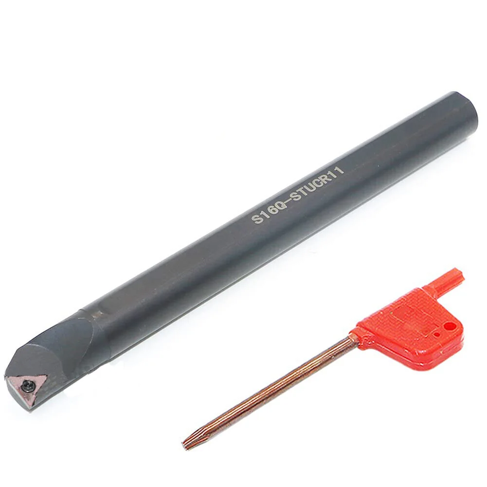 Precision Made S16Q STUCR11 Turning Tool Holder Rigorously Tested For Accurate Performance Comes With TCMT110204 Insert
Precision Made S16Q STUCR11 Turning Tool Holder Rigorously Tested For Accurate Performance Comes With TCMT110204 Insert