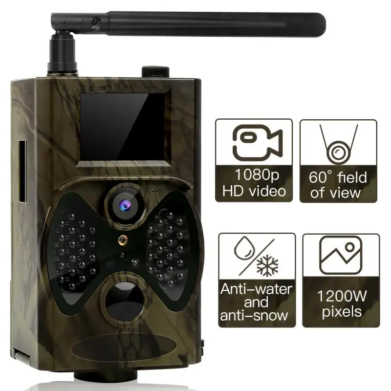 

Цифровая инфракрасная камера HC 300 м для наблюдения за дикой природой, ИК-камера для охоты, видеокамера 1,1 нм MMS GPRS 12 м s, ТРИГГЕРНАЯ фотоловушка