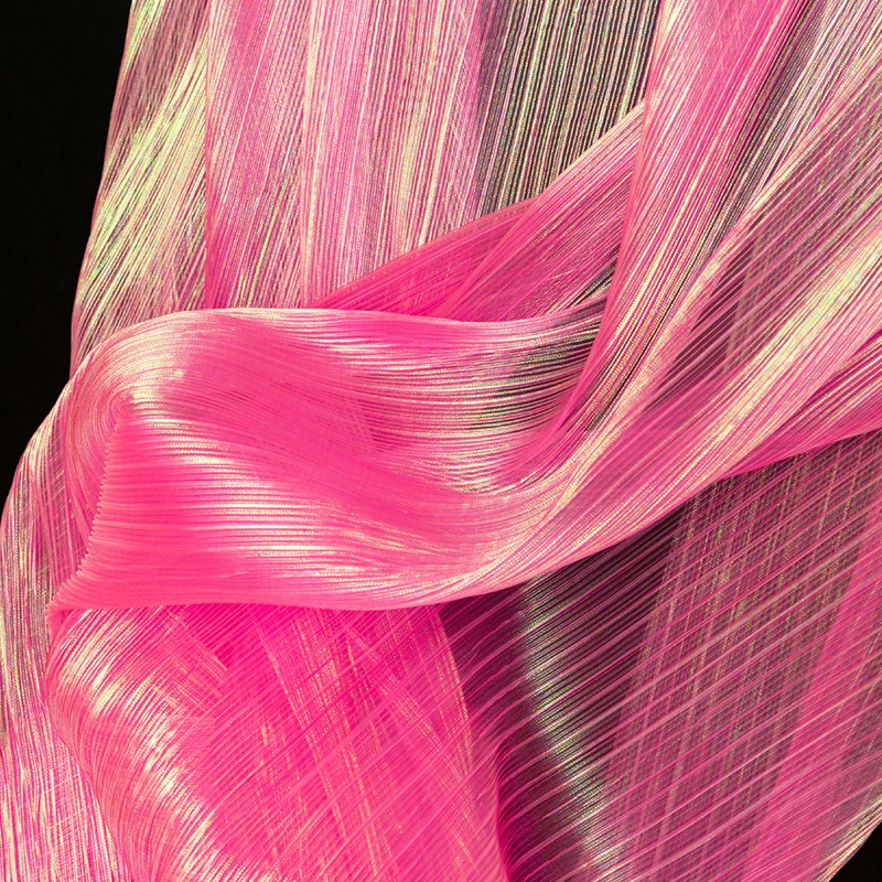 Shiny Gauze Iridescent Rose Organza Fabric Sewing Material Dress Stage Wedding Decor Voile Transparent 150cm Sold By Meter
Shiny Gauze Iridescent Rose Organza Fabric Sewing Material Dress Stage Wedding Decor Voile Transparent 150cm Sold By Meter