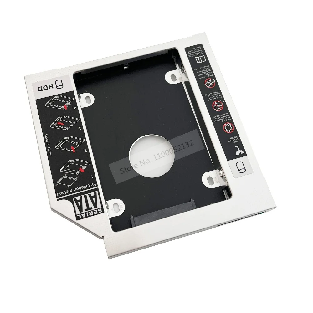 2nd Hard Drive HDD SSD Case Enclosure Optical bay Caddy Frame 12.7mm SATA 3.0 for Lenovo ThinkPad SL300 SL400 SL410 SL500 SL510
2nd Hard Drive HDD SSD Case Enclosure Optical bay Caddy Frame 12.7mm SATA 3.0 for Lenovo ThinkPad SL300 SL400 SL410 SL500 SL510