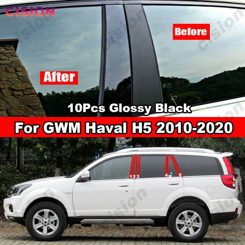 Для GWM Hover Haval H5 2010-2020 глянцевый черный зеркальный эффект оконная дверная Колонка B C колонны столбик крышка отделка углеродное волокно стикер
Для GWM Hover Haval H5 2010-2020 глянцевый черный зеркальный эффект оконная дверная Колонка B C колонны столбик крышка отделка углеродное волокно стикер