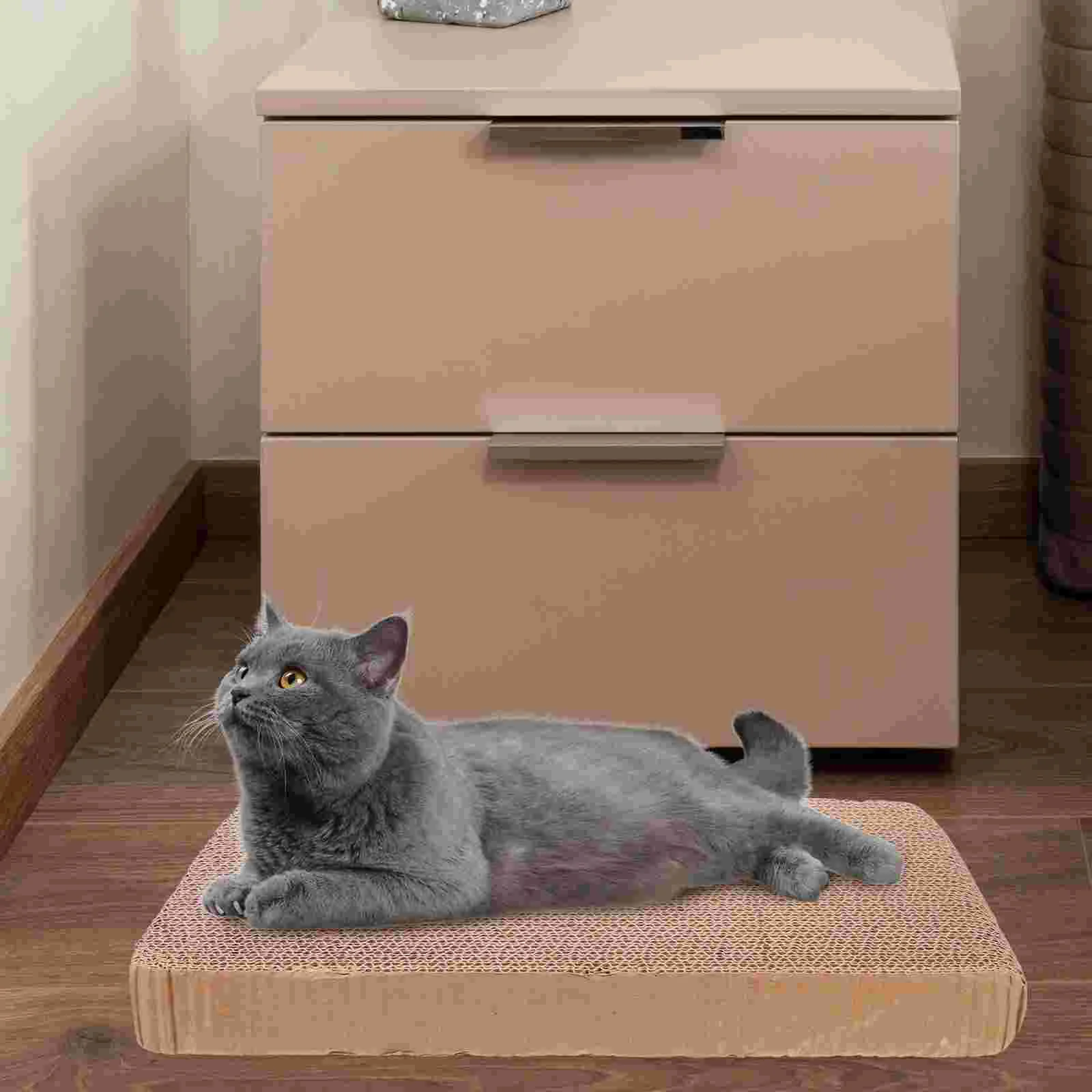 Household Cat Scratcher Board Cat Claw Grinding Board Corrugated Paper Cat Bed
Household Cat Scratcher Board Cat Claw Grinding Board Corrugated Paper Cat Bed