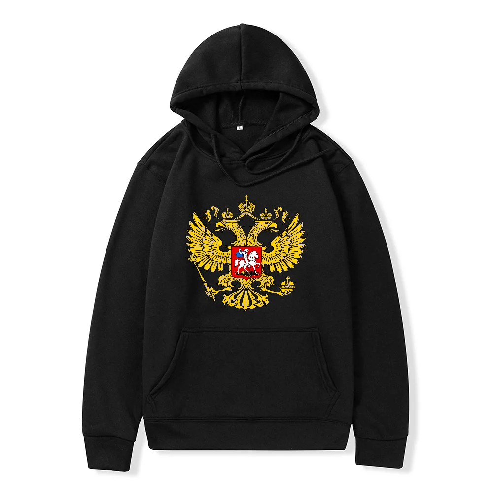 Russian National Emblem Pullover Hoodie Men and Women Harajuku Style Sweatshirt Spring and Autumn Clothes Kids Tops 
Russian National Emblem Pullover Hoodie Men and Women Harajuku Style Sweatshirt Spring and Autumn Clothes Kids Tops