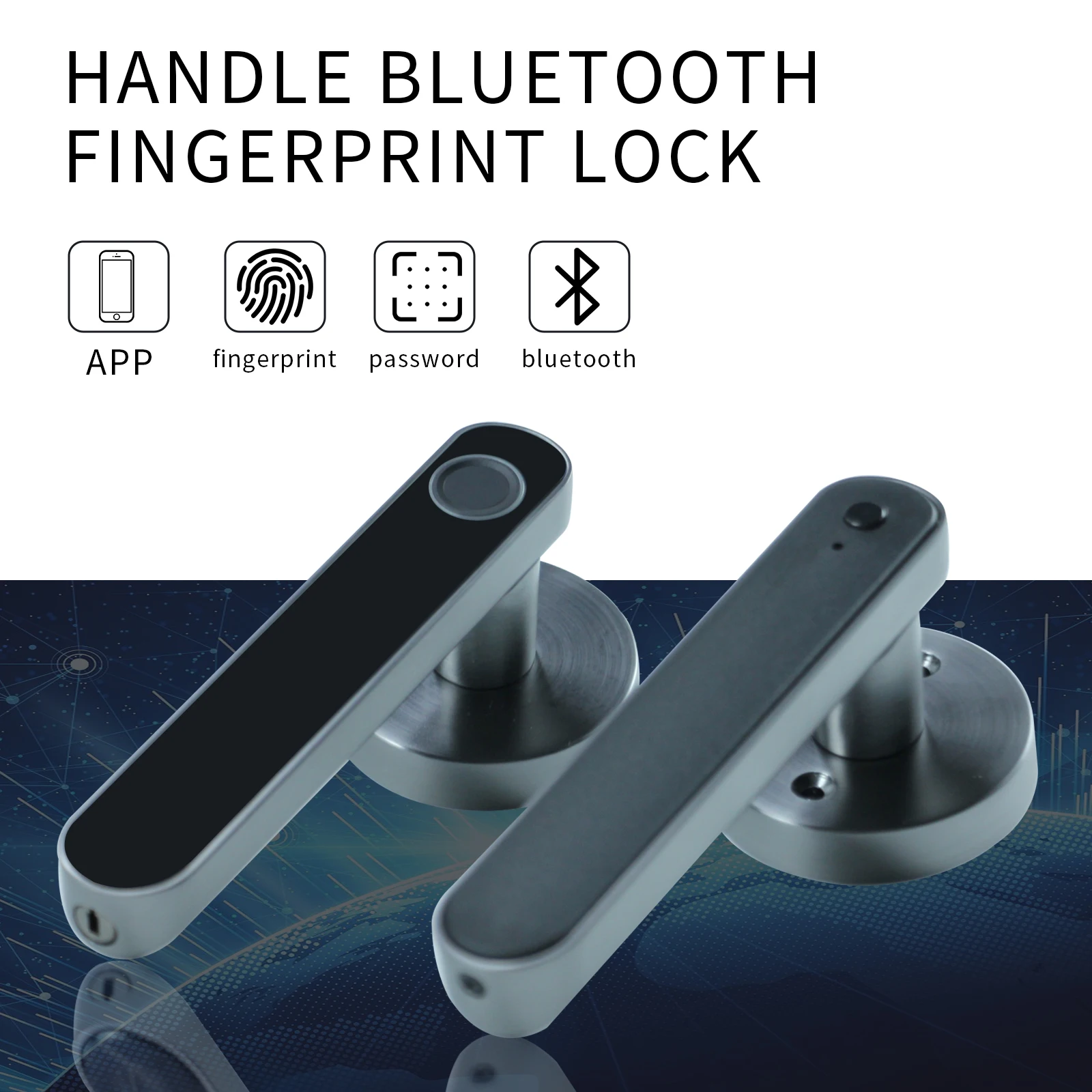 Дверной смарт-замок PHIPULO Tuya, электронный, Bluetooth, биометрический, с дактилоскопическим сенсором, без ключа, с цифровым паролем, для умного дома
Дверной смарт-замок PHIPULO Tuya, электронный, Bluetooth, биометрический, с дактилоскопическим сенсором, без ключа, с цифровым паролем, для умного дома