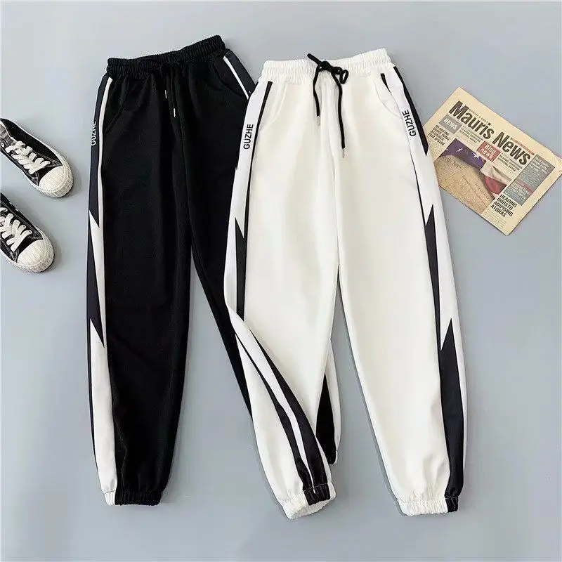 Dawstring Running Joggers Women Baggy Sweatpant Black Autumn Loose Hip Hop Harem Pants Women High Wasit Style Sport Trousers
Dawstring Running Joggers Women Baggy Sweatpant Black Autumn Loose Hip Hop Harem Pants Women High Wasit Style Sport Trousers