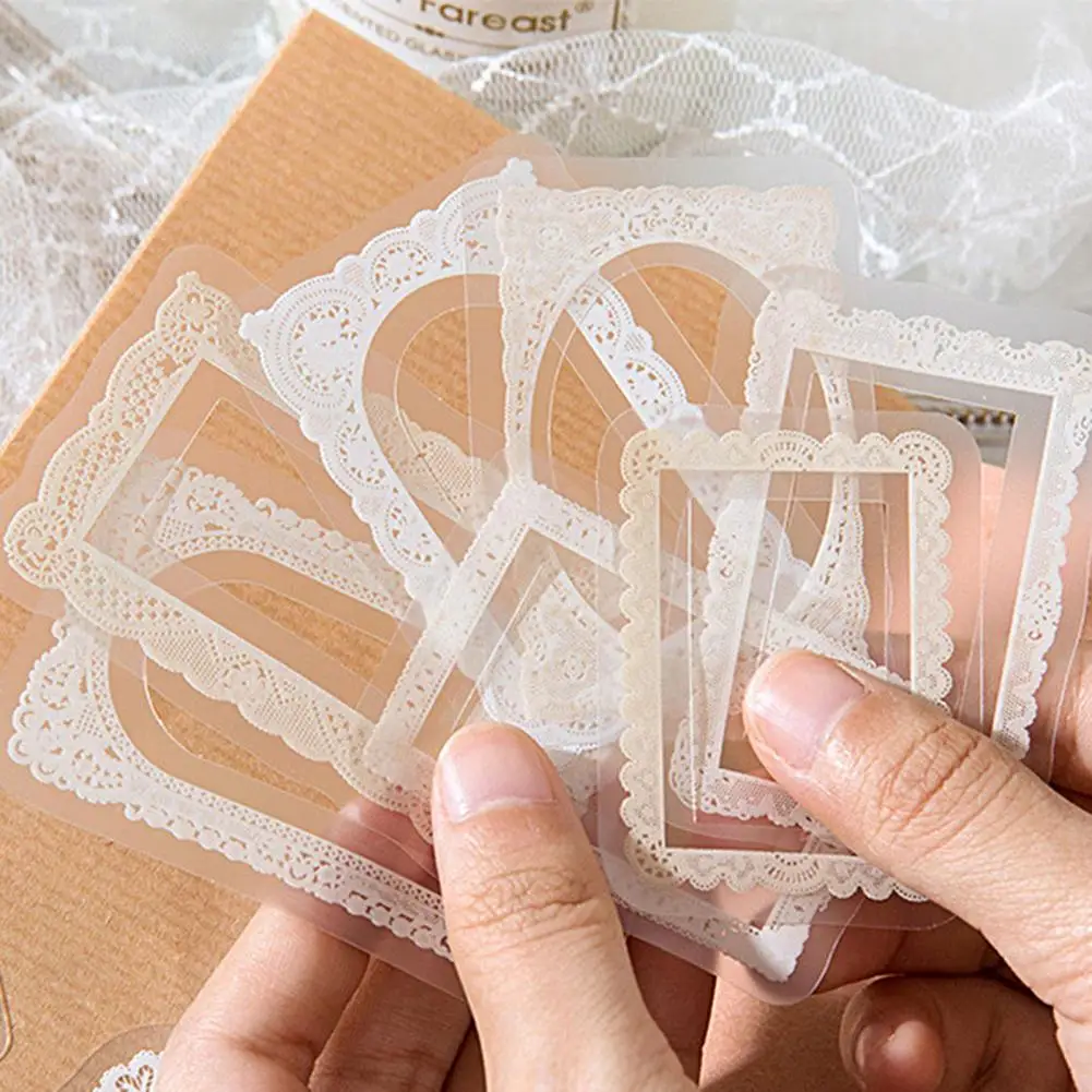 30 Sheets Practical Lace Hand Account Decals Journal Decoration Gift Journal Stickers Hollowed Out Stationery Accessories
30 Sheets Practical Lace Hand Account Decals Journal Decoration Gift Journal Stickers Hollowed Out Stationery Accessories