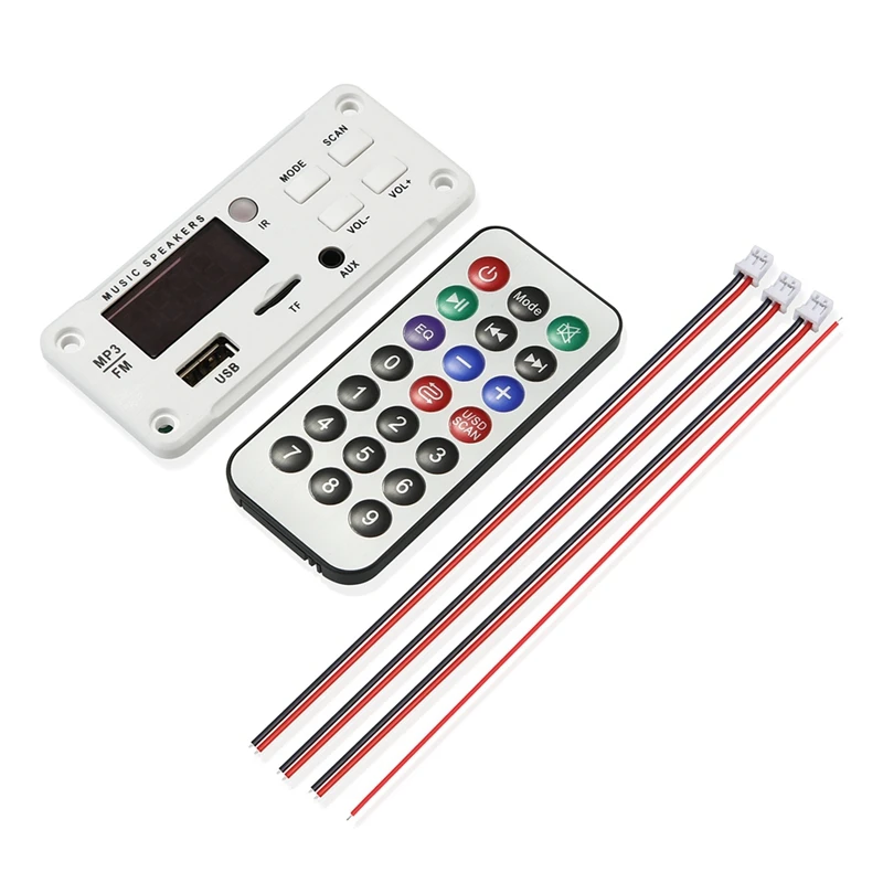 50W Bluetooth V5.0 MP3 Decoding Board 5V-12V Bluetooth-Compatible 5.0 USB AUX WMA Player Decoder
50W Bluetooth V5.0 MP3 Decoding Board 5V-12V Bluetooth-Compatible 5.0 USB AUX WMA Player Decoder