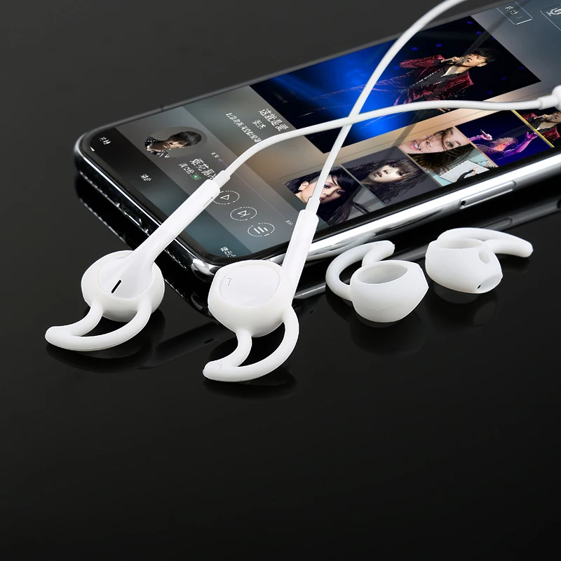 

1 Pair Silicone Cover For IPod IPhone 6/6 Plus/5/5S/5C Apple Anti-slip Earbud Tips Replacement Earbud Earphone Protective Cover