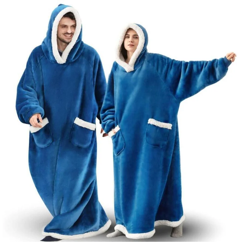 Winter lazy blanket couple New Lazy with Sleeves Sweatshirt Women Men Pullover Oversized with Sleeves Hoodies
Winter lazy blanket couple New Lazy with Sleeves Sweatshirt Women Men Pullover Oversized with Sleeves Hoodies
