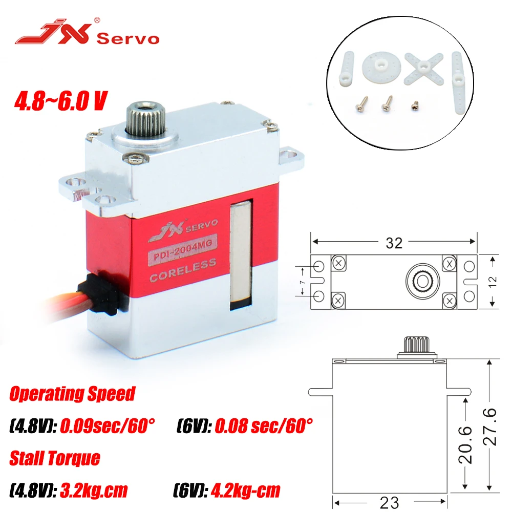 JX Coreless Servo 4.2KG Metal Gear Digital Aluminum Case Motor for RC Car Drone Glider Helicopter Model Toy Accessories Parts
JX Coreless Servo 4.2KG Metal Gear Digital Aluminum Case Motor for RC Car Drone Glider Helicopter Model Toy Accessories Parts