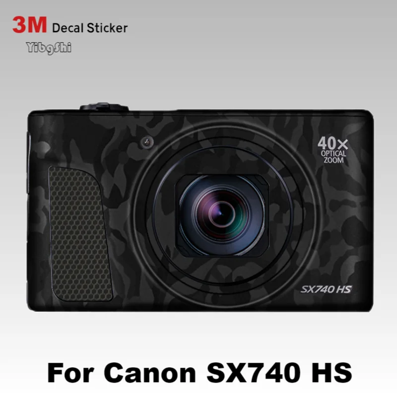 Индивидуальная наклейка для Canon PowerShot SX740HS на кожу камеры виниловая пленка