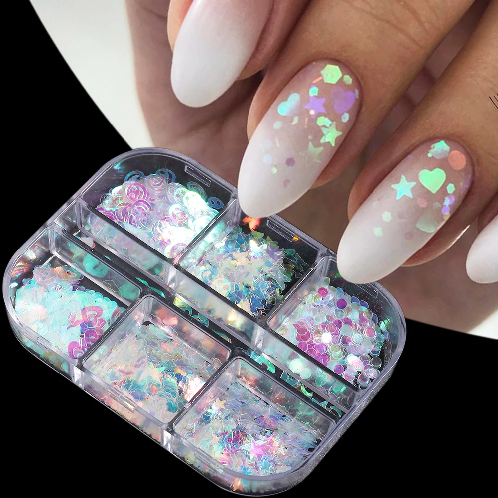 Голографические блестки для ногтей, блестки сердца для ногтей, бабочки, улыбки, камифубуки для ногтей, блестящая пудра для ногтей, блестки р... 
Голографические блестки для ногтей, блестки сердца для ногтей, бабочки, улыбки, камифубуки для ногтей, блестящая пудра для ногтей, блестки р...