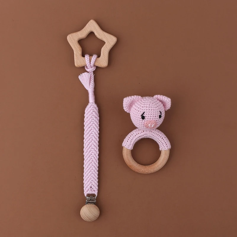 1 Set Pacifier Clips Chain Baby Wooden Rattle and Teether Beech Pacifier Chain Deer Shape For Kids Products
1 Set Pacifier Clips Chain Baby Wooden Rattle and Teether Beech Pacifier Chain Deer Shape For Kids Products