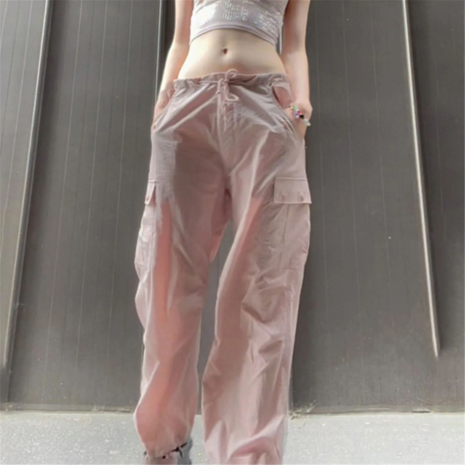 Retro Street Hip Hop Loose High Waist Overalls Women Y2k Trend Fashion Solid Color Casual Simple Pocket Wide Leg Pants Women
Retro Street Hip Hop Loose High Waist Overalls Women Y2k Trend Fashion Solid Color Casual Simple Pocket Wide Leg Pants Women