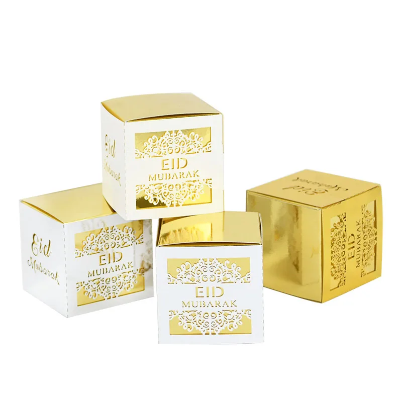 5Pcs Eid Mubarak Chocolate Candy Box Ramadan Kareem Decorative Gift Box Islamic Muslim Festival Happy Al-Fitr Eid Party Supplies
5Pcs Eid Mubarak Chocolate Candy Box Ramadan Kareem Decorative Gift Box Islamic Muslim Festival Happy Al-Fitr Eid Party Supplies
