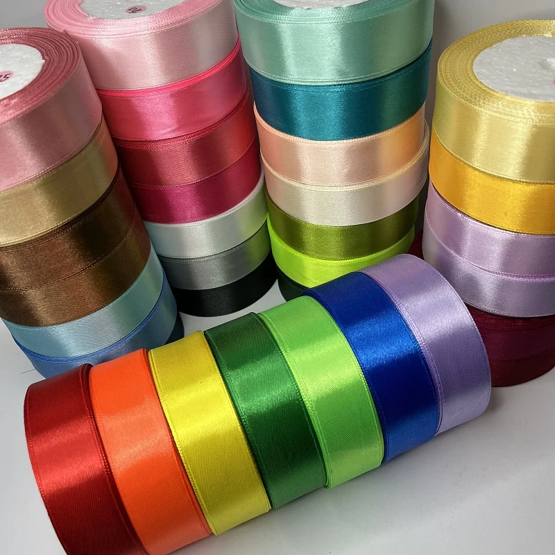 6/15/25/38/50mm Satin Ribbons for Diy Silk Satin Ribbons Gift Wrapping Wedding Decoration Sewing Accessories Middle for Bows
6/15/25/38/50mm Satin Ribbons for Diy Silk Satin Ribbons Gift Wrapping Wedding Decoration Sewing Accessories Middle for Bows