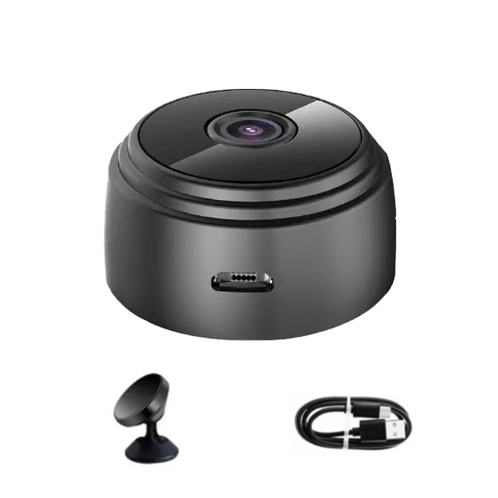 1080P HD Surveillance Camera With Rotating Base Magnetic Rechargeable Car Phone Remote Mini Wide Angle TF Card Wifi Wireless
1080P HD Surveillance Camera With Rotating Base Magnetic Rechargeable Car Phone Remote Mini Wide Angle TF Card Wifi Wireless