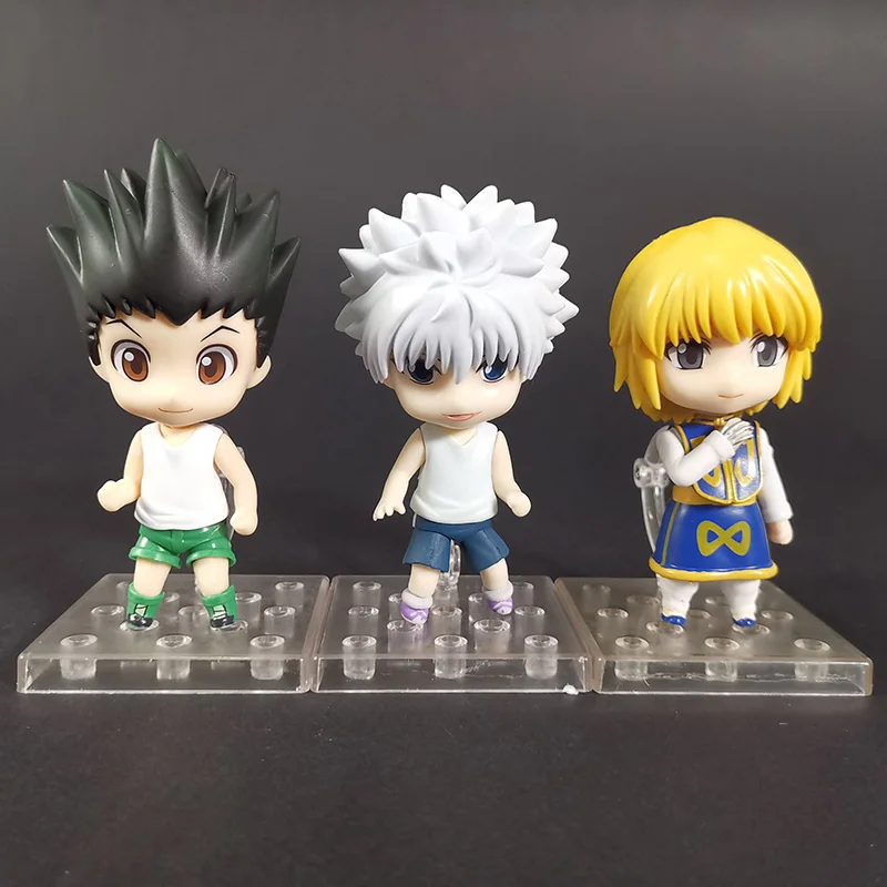 Hunter X Gon Freecss 1183 Killua Zoldyck 1184 Kurapika 1185 Q Version экшн-фигурка Коллекционная модель