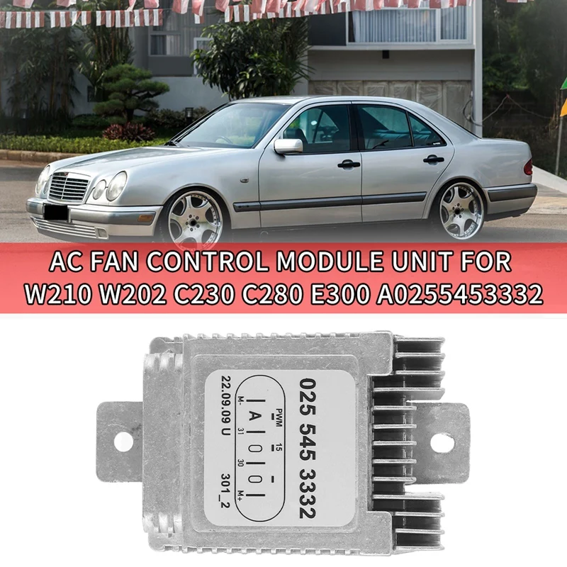 Блок управления вентилятором кондиционера для Mercedes Benz W210 W202 C230 C280 E300 A0255453332
Блок управления вентилятором кондиционера для Mercedes Benz W210 W202 C230 C280 E300 A0255453332
