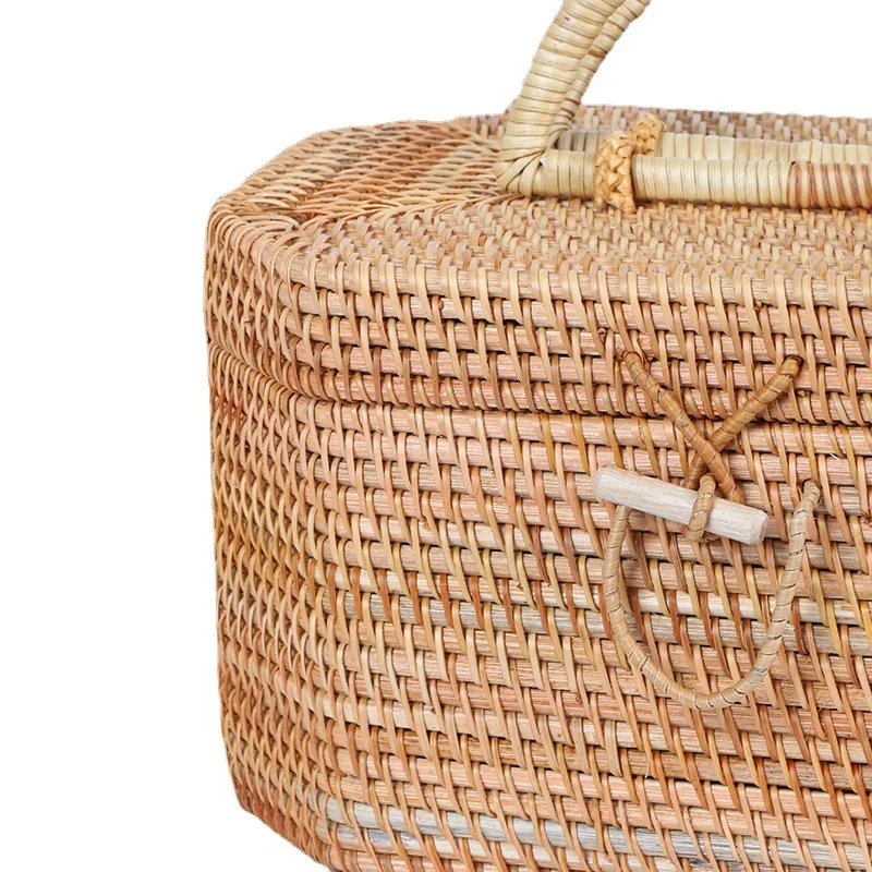 Autumn Rattan Woven Portable Storage Basket Pastoral Style Octagonal Bread Snack Fruit Home Picnic Basket
Autumn Rattan Woven Portable Storage Basket Pastoral Style Octagonal Bread Snack Fruit Home Picnic Basket