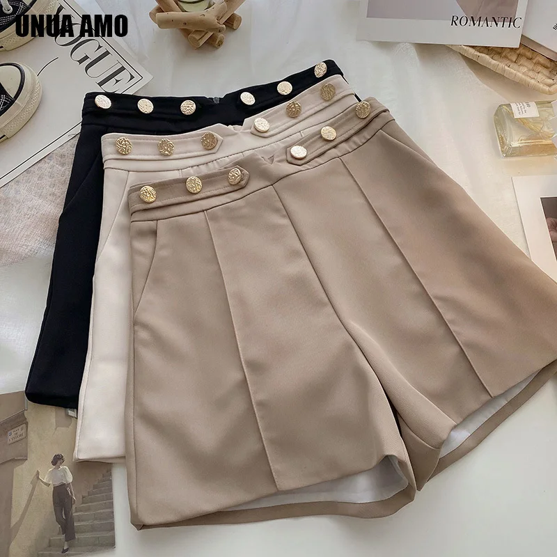 Office Ladies Elegant Shorts High Waist Wide Leg Shorts Women Summer Korean Fashion Casual A-line Short Pants 2022 New
Office Ladies Elegant Shorts High Waist Wide Leg Shorts Women Summer Korean Fashion Casual A-line Short Pants 2022 New
