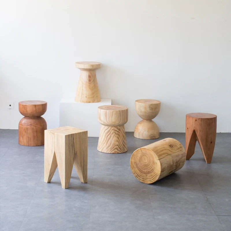 Home Coffee Table Stool Short Simple Solid Wood Stump Wabi-sabi Homestay Furniture Decoration Wood Creative Furniture
Home Coffee Table Stool Short Simple Solid Wood Stump Wabi-sabi Homestay Furniture Decoration Wood Creative Furniture
