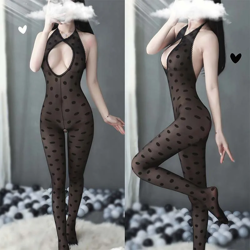 Sexy Spot Bodysuit Whole Body Lingerie Women Teddies Erotic Lingerie Open Crotch Stretch Sling Body Stockings Porno Underwear
Sexy Spot Bodysuit Whole Body Lingerie Women Teddies Erotic Lingerie Open Crotch Stretch Sling Body Stockings Porno Underwear