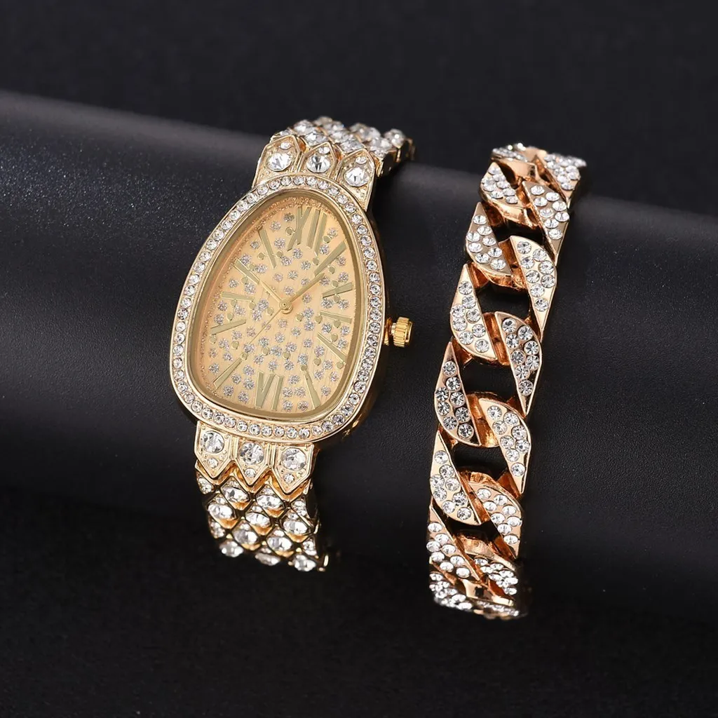 New 2022 Fashion Luxury Ladies Gold Watch Rhinestone Ladies Quartz Diamond Watch Elegant Ladies Bracelet Watch Set Reloj Mujer
New 2022 Fashion Luxury Ladies Gold Watch Rhinestone Ladies Quartz Diamond Watch Elegant Ladies Bracelet Watch Set Reloj Mujer