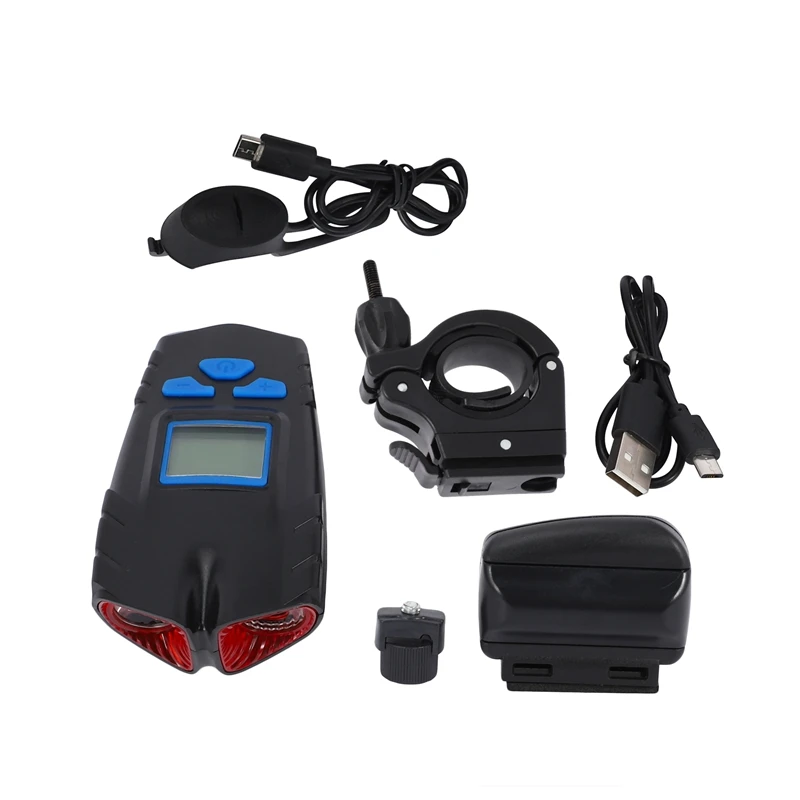 Waterproof LED Bicycle Light Rechargeable Cycle Front Headlight Cycling Flashlight With Horn Speed Meter LCD Screen
Waterproof LED Bicycle Light Rechargeable Cycle Front Headlight Cycling Flashlight With Horn Speed Meter LCD Screen