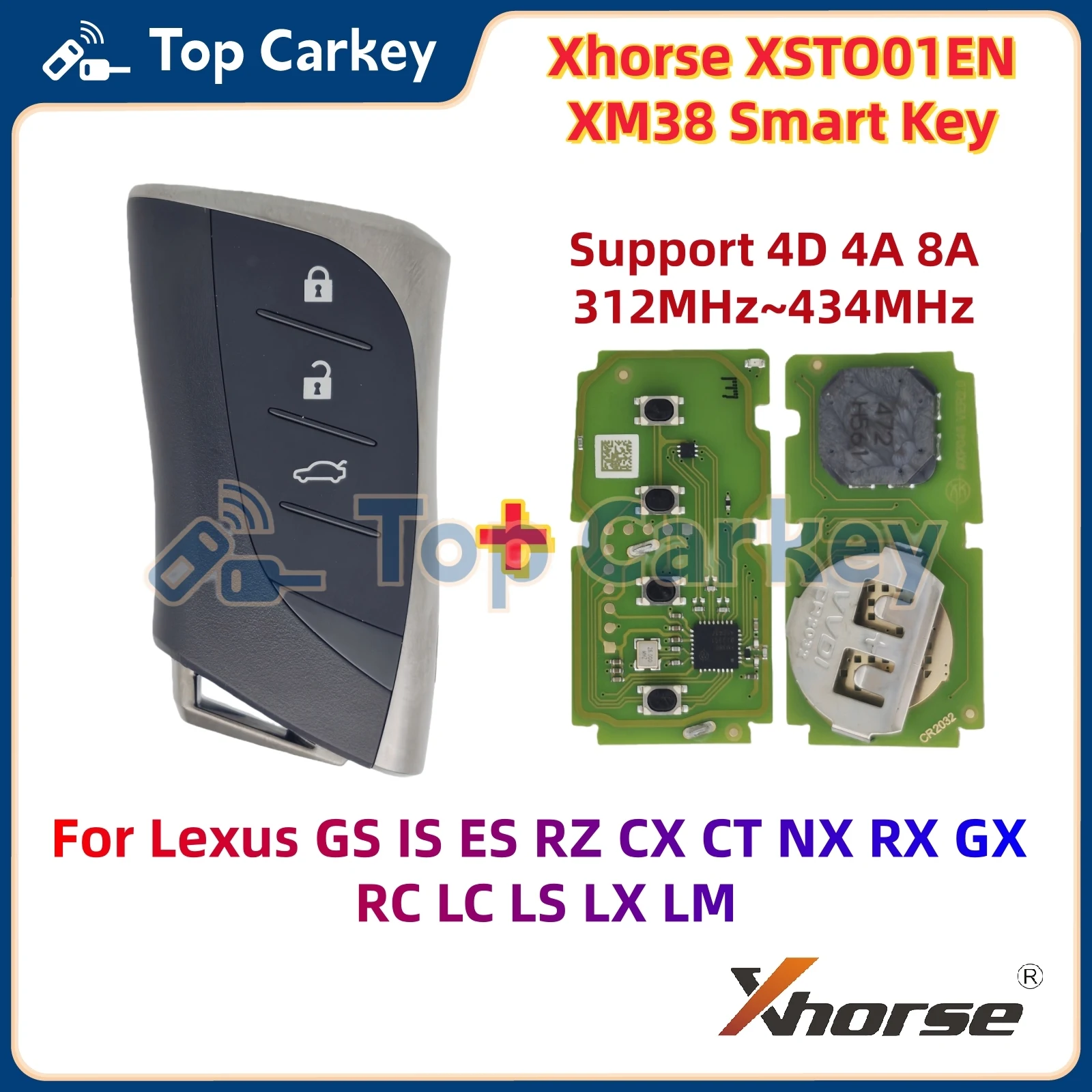 Xhorse XSTO01EN VVDI TOY.T XM38 Универсальный чип Smart Key с поддержкой 4D 4A 8A для Lexus GS IS ES RZ CX CT NX RX GX RC LC LS LX LM
Xhorse XSTO01EN VVDI TOY.T XM38 Универсальный чип Smart Key с поддержкой 4D 4A 8A для Lexus GS IS ES RZ CX CT NX RX GX RC LC LS LX LM