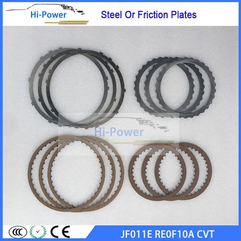 New JF011E RE0F10A CVT Automatic Transmission Gearbox Clutch Repair kit Friction Or Steel Plates For NISSAN MITSUBISHI Car Parts
New JF011E RE0F10A CVT Automatic Transmission Gearbox Clutch Repair kit Friction Or Steel Plates For NISSAN MITSUBISHI Car Parts