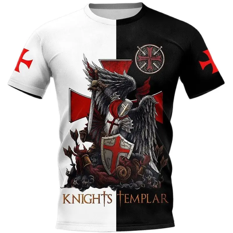 Retro Knights Templar 3D Printed Men's T-shirts Summer Casual Streetwear Couple Tees Short Sleeve Tops Drop Shipping Large Size
Retro Knights Templar 3D Printed Men's T-shirts Summer Casual Streetwear Couple Tees Short Sleeve Tops Drop Shipping Large Size