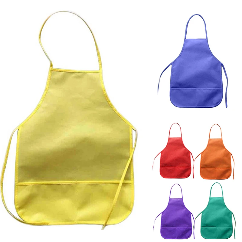 1Pc Children's Fabric Aprons With Pockets Colorful Kitchen Classroom Child Painting Cooking Non-woven Fabric Toddler Clean Apron
1Pc Children's Fabric Aprons With Pockets Colorful Kitchen Classroom Child Painting Cooking Non-woven Fabric Toddler Clean Apron