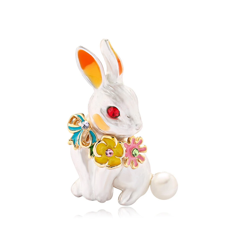 Rabbit Flower Enamel Pin Animal Brooches For Woman Accessories Collar Lapel Pins Badges Women Luxury Brooch Jewelry Wedding Gift
Rabbit Flower Enamel Pin Animal Brooches For Woman Accessories Collar Lapel Pins Badges Women Luxury Brooch Jewelry Wedding Gift