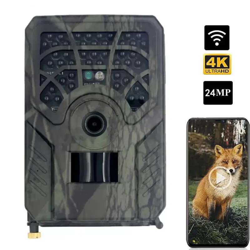 PR300 Wifi 24mp 1080P Infrared Wildlife Hunting Camera Trail Outdoor Wild Animal night photo traps detecting cameras
PR300 Wifi 24mp 1080P Infrared Wildlife Hunting Camera Trail Outdoor Wild Animal night photo traps detecting cameras