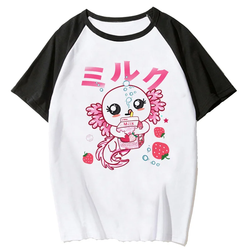 Axolotl Ajolote clothes tshirt female casual white tumblr aesthetic japanese crop top clothes graphic tees women
Axolotl Ajolote clothes tshirt female casual white tumblr aesthetic japanese crop top clothes graphic tees women