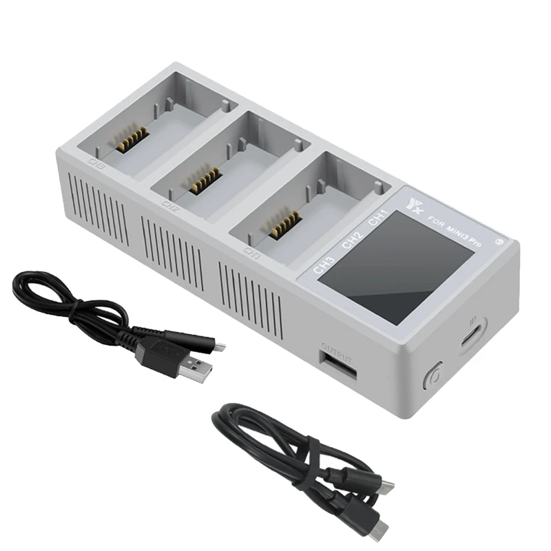 YX 1Set Charging Hub Replacement Parts For Mini 3 PRO Drone Digital Display Butler Charger Flight Battery Fast Charge Charger
YX 1Set Charging Hub Replacement Parts For Mini 3 PRO Drone Digital Display Butler Charger Flight Battery Fast Charge Charger