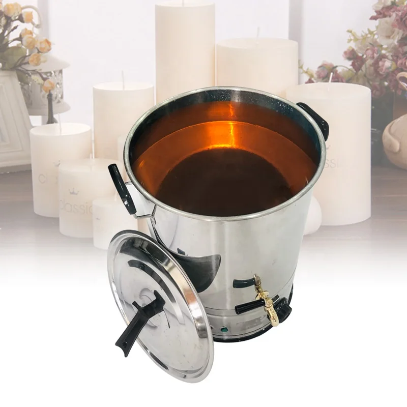 Automatic electric Candle meltting making machine Commercial Soy Wax Melter pot for wholesale price
Automatic electric Candle meltting making machine Commercial Soy Wax Melter pot for wholesale price