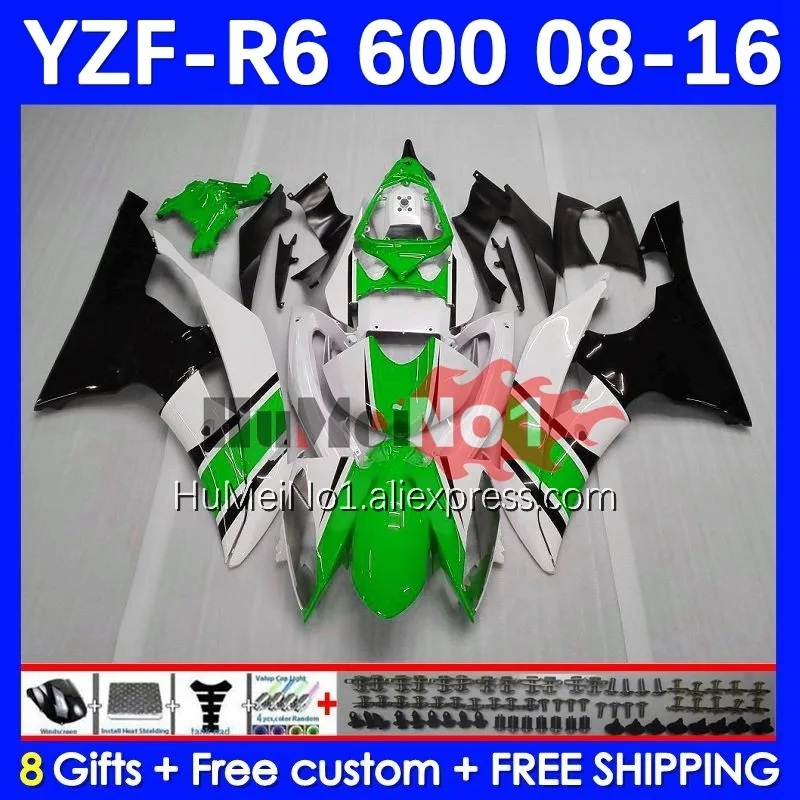 Боди для YAMAHA YZF R6 600 R 6 YZF-600 43No.123 YZFR6 YZF600 08 09 10 11 12 2013 2014 2015 2016 комплект обтекателей зеленый в наличии
Боди для YAMAHA YZF R6 600 R 6 YZF-600 43No.123 YZFR6 YZF600 08 09 10 11 12 2013 2014 2015 2016 комплект обтекателей зеленый в наличии