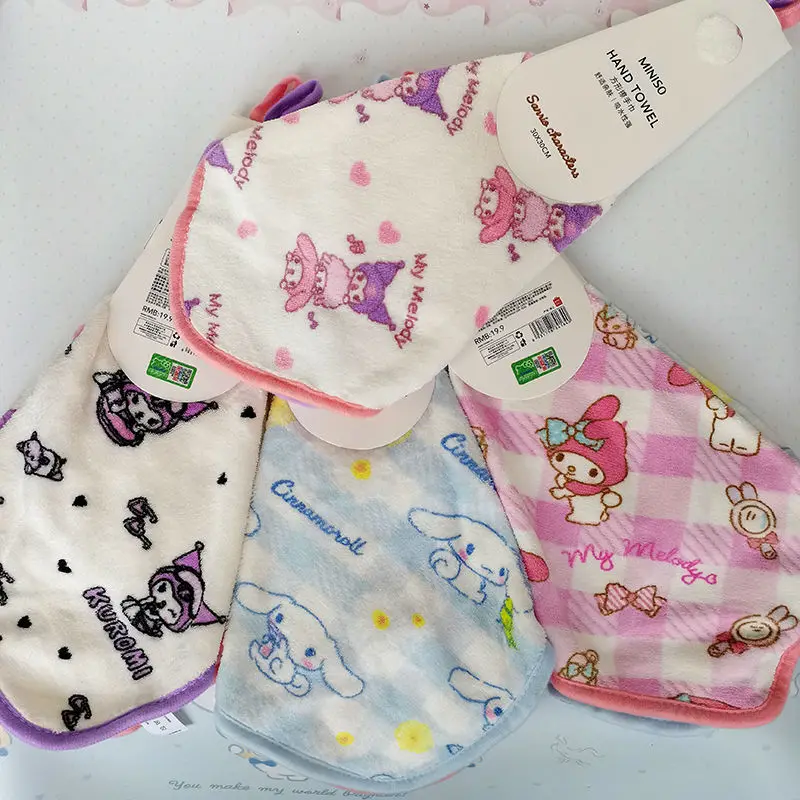 2Pcs Kawaii Cinnamoroll My Melody Kuromi Sanrio Plush Square Soft Hand Towel Plushie Anime Plush Toys for Girls Birthday Gift
2Pcs Kawaii Cinnamoroll My Melody Kuromi Sanrio Plush Square Soft Hand Towel Plushie Anime Plush Toys for Girls Birthday Gift