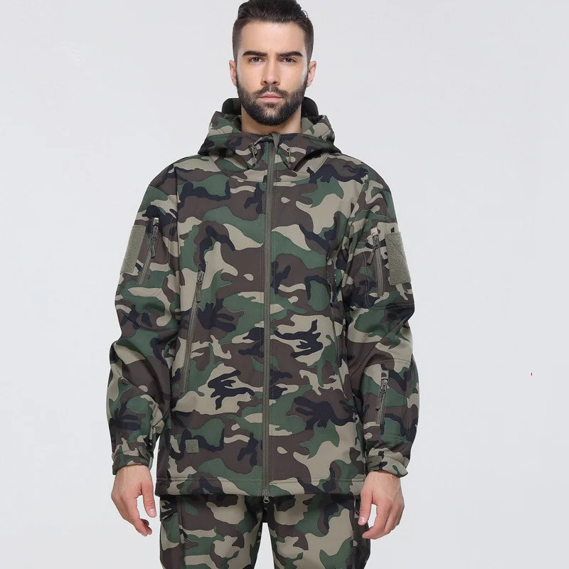 22 Color Military Tactics Camouflage Hiking Waterproof Softshell Coat Men Outdoor Climbing Camping Fleece Windbreaker Jacket
22 Color Military Tactics Camouflage Hiking Waterproof Softshell Coat Men Outdoor Climbing Camping Fleece Windbreaker Jacket