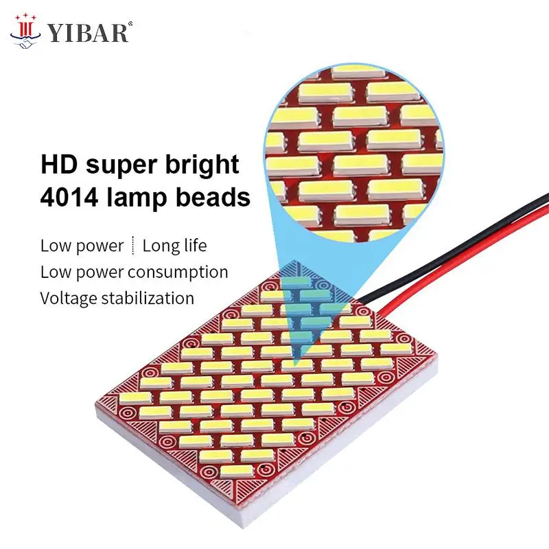 4014 30 54 117SMD Car Interior Reading Lamp Roof Bulb LED Reading Lamp Room Lamp LED Auto Dome Panel Light Trunk Lamp
4014 30 54 117SMD Car Interior Reading Lamp Roof Bulb LED Reading Lamp Room Lamp LED Auto Dome Panel Light Trunk Lamp
