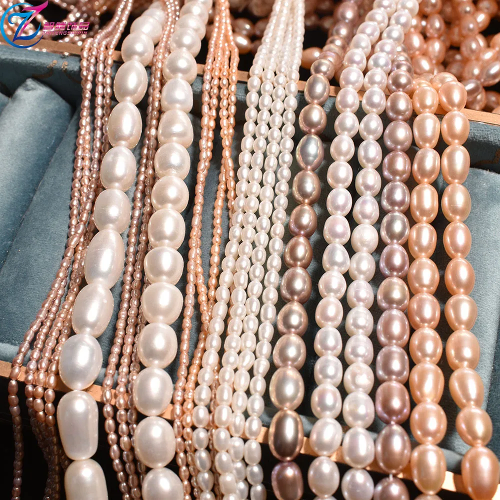 Natural Freshwater Cultured Pearls Beads Rice Shape 100% Natural Pearls for Jewelry Making DIY necklace bracelet accessories
Natural Freshwater Cultured Pearls Beads Rice Shape 100% Natural Pearls for Jewelry Making DIY necklace bracelet accessories