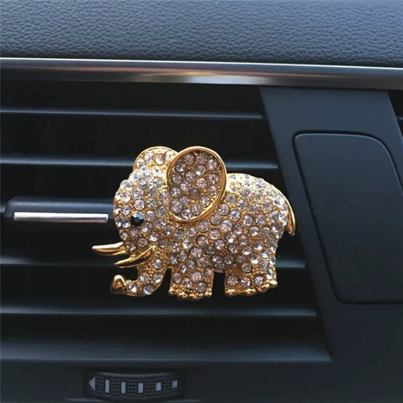 Diamond Crystal Elephant Car Perfume Clip Lady Car Styling Air Freshener Styling Air Outlet Accessories 5cm X 3.5cm
Diamond Crystal Elephant Car Perfume Clip Lady Car Styling Air Freshener Styling Air Outlet Accessories 5cm X 3.5cm