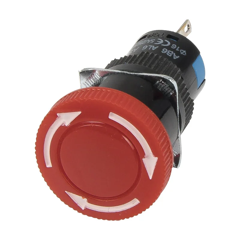 5 шт./лот, аварийный стоп-сигнал, 16 мм, кнопка переключения, кнопка, кнопка 
5 шт./лот, аварийный стоп-сигнал, 16 мм, кнопка переключения, кнопка, кнопка