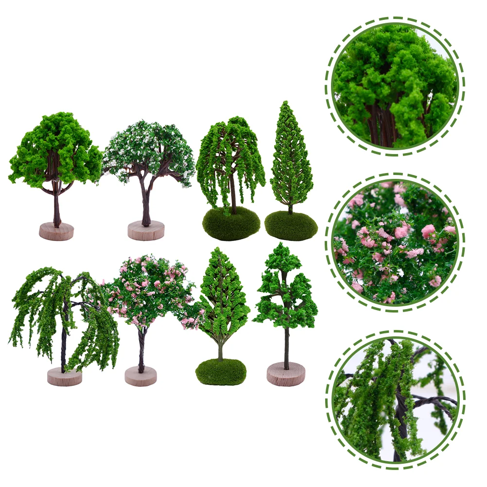 8 Pcs Garden Decor Desk Decorations Sand Table Tree Model Train Ornament Micro Landscape Tree Miniature Artificial Tree Model
8 Pcs Garden Decor Desk Decorations Sand Table Tree Model Train Ornament Micro Landscape Tree Miniature Artificial Tree Model